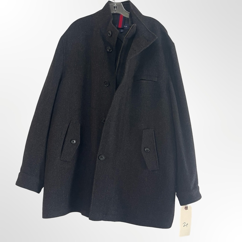 Cremieux Dark Grey Men's Pea Coat in XXL -NWOT